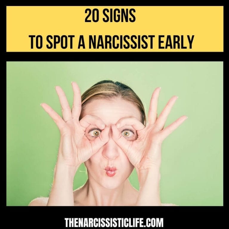 20 signs to spot a narcissist early