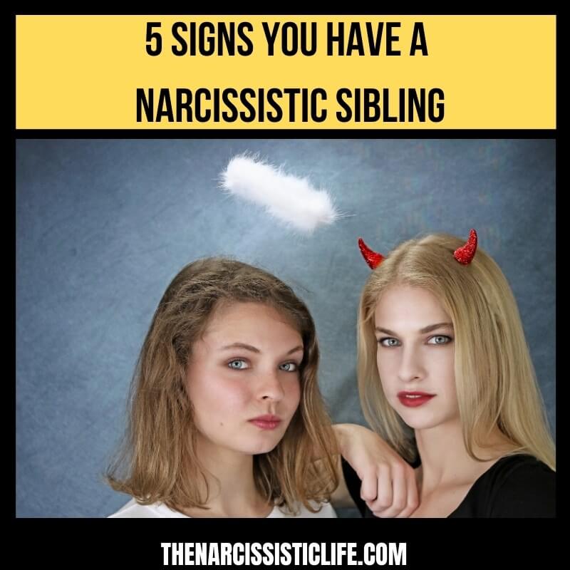 signs narcissistic sibling