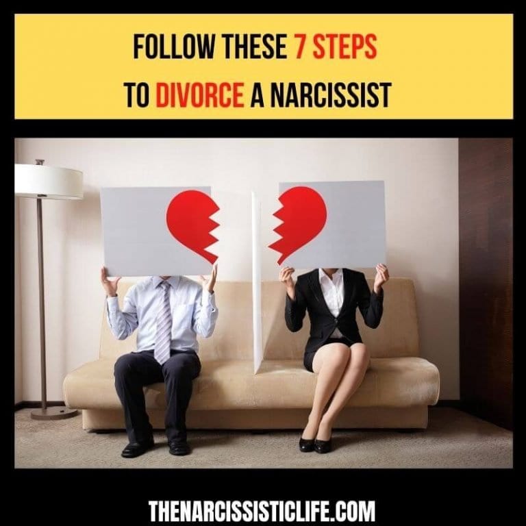 7 steps to divorce a narcissist husband
