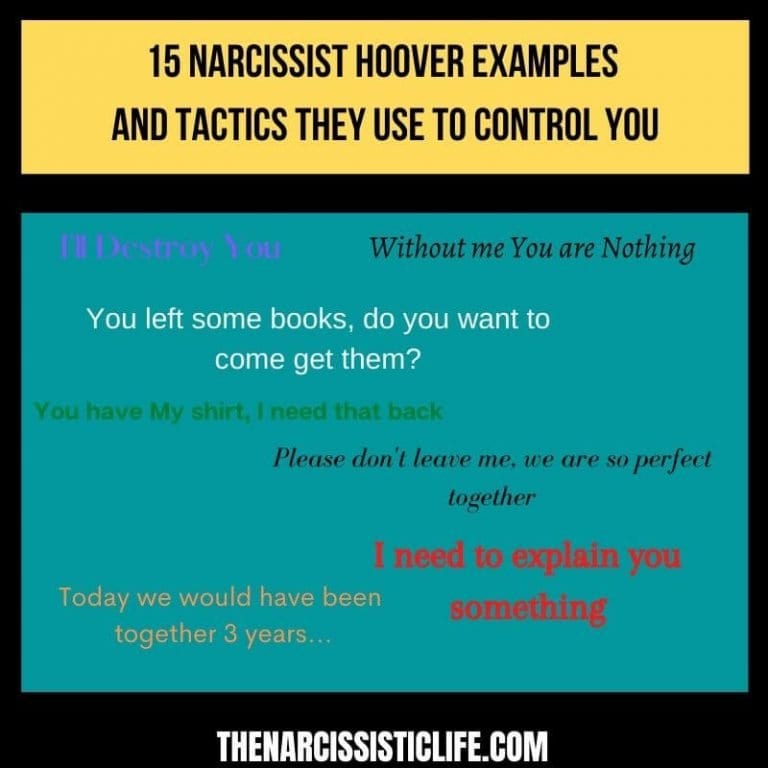 15 Deceptive Narcissist Hoovering Examples