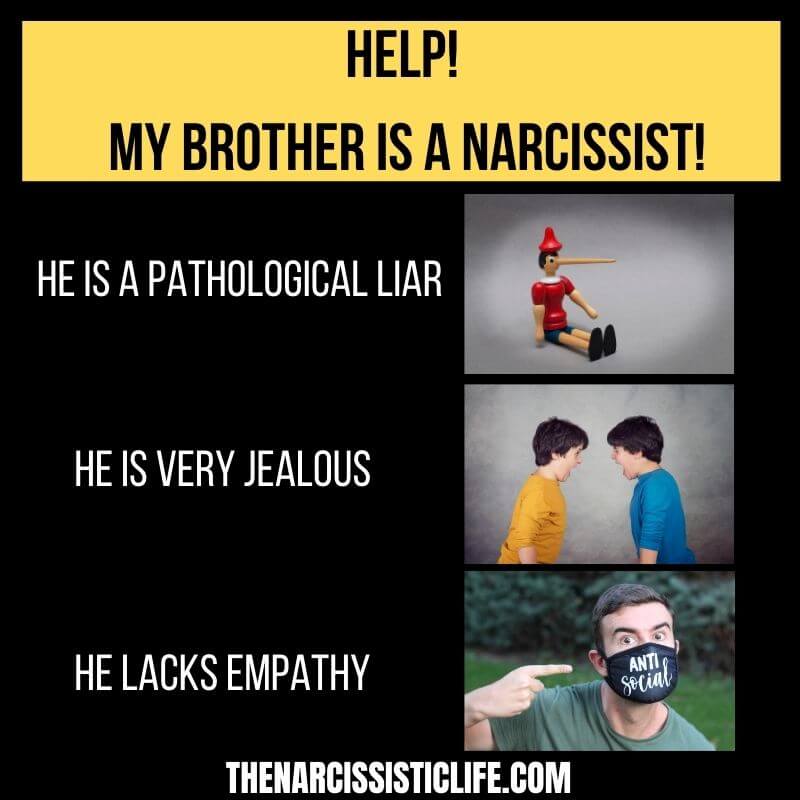 how to deal with a narcissistic brother