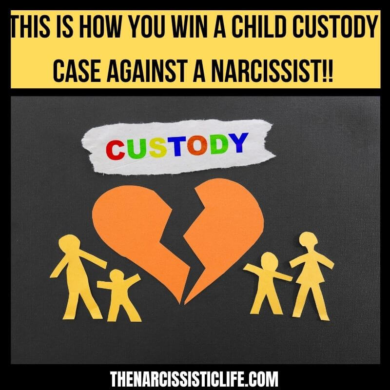 this is how you win child custody from a narcissist