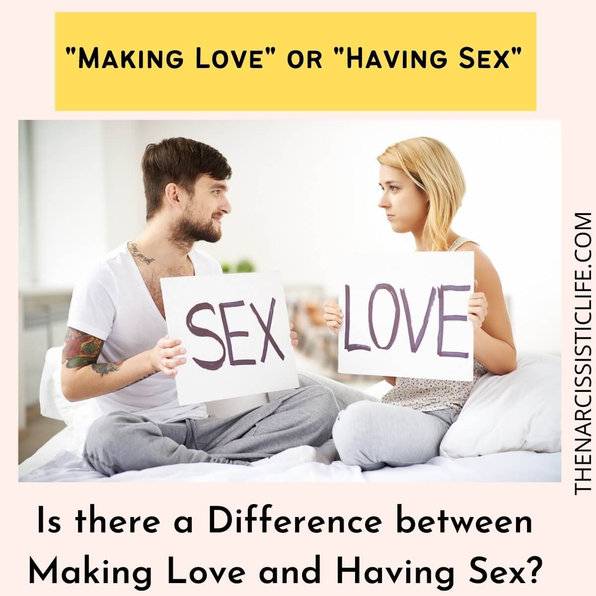 Difference between love and sex