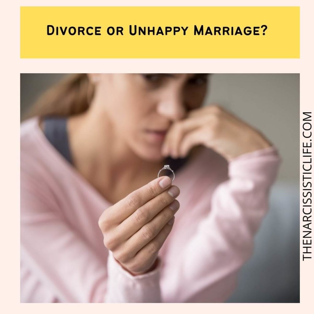 Divorce or Unhappy Marriage?