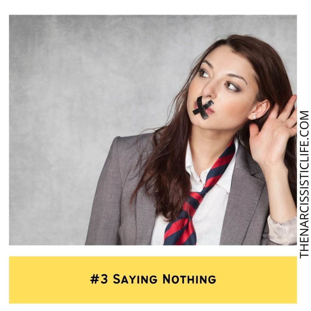 #3 Saying Nothing