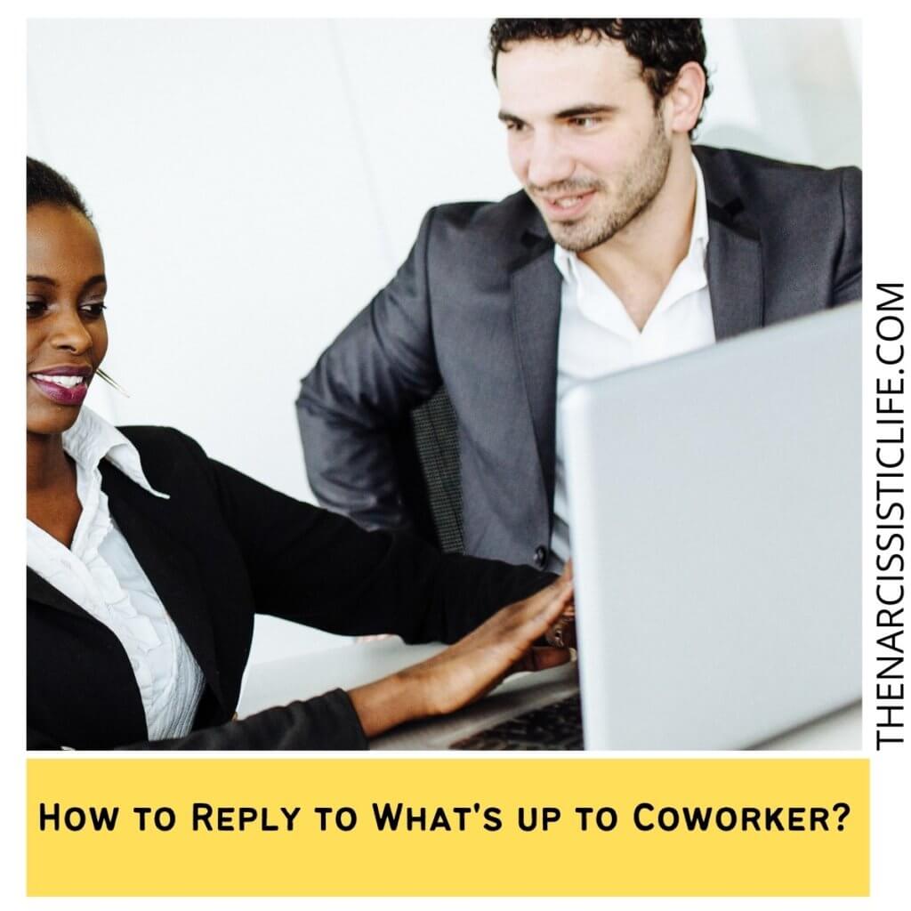 How to Reply to What's up to Coworker