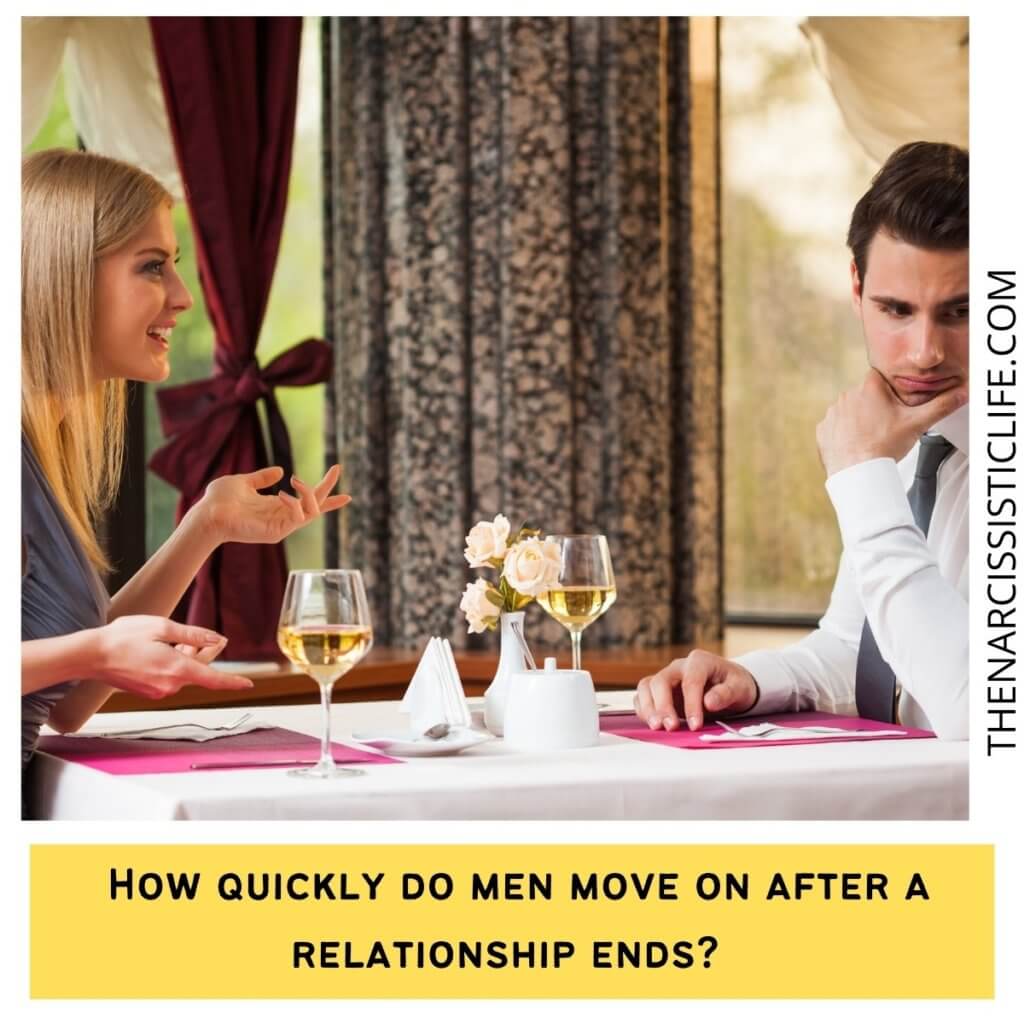 How quickly do men move on after a relationship ends?
