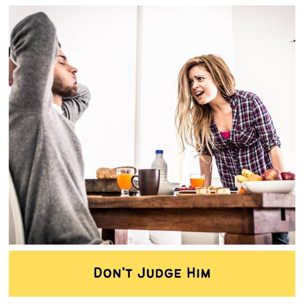 Don’t Judge Him