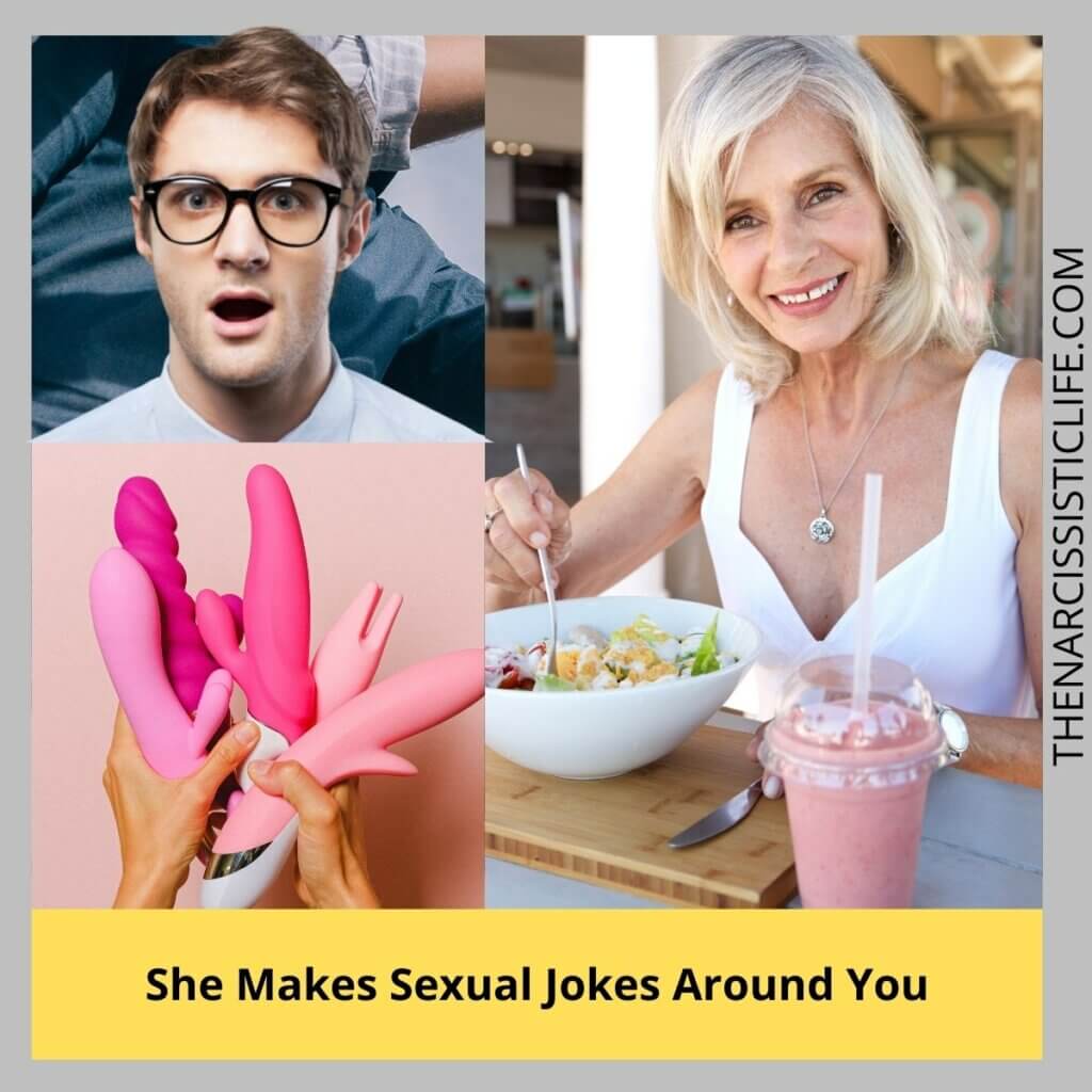 She Makes Sexual Jokes Around You