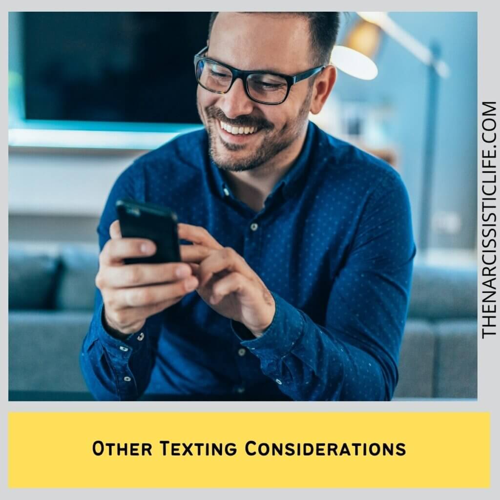 Other Texting Considerations