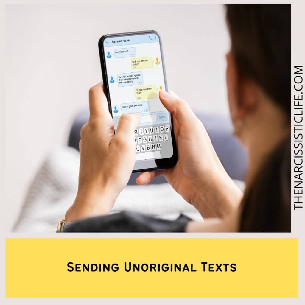 Sending Unoriginal Texts