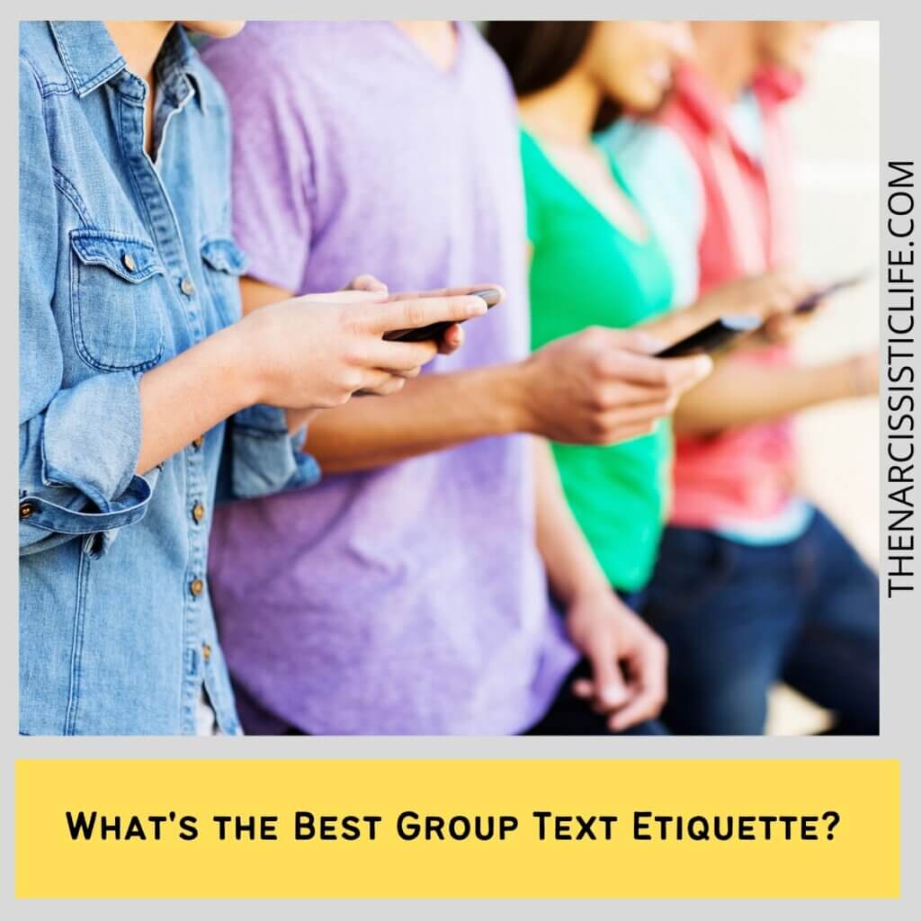 What's the Best Group Text Etiquette?