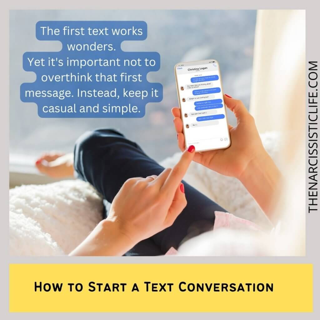 How to Start a Text Conversation
