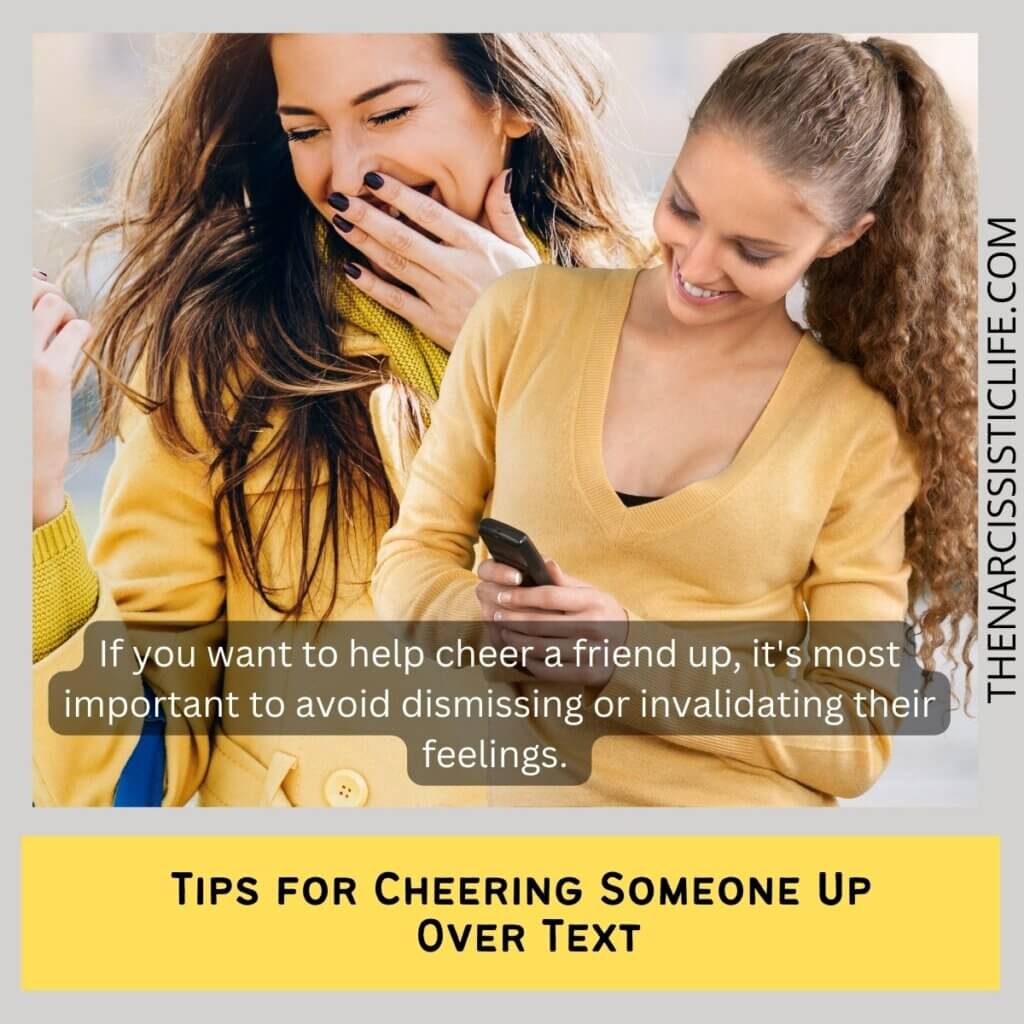 Tips for Cheering Someone Up Over Text