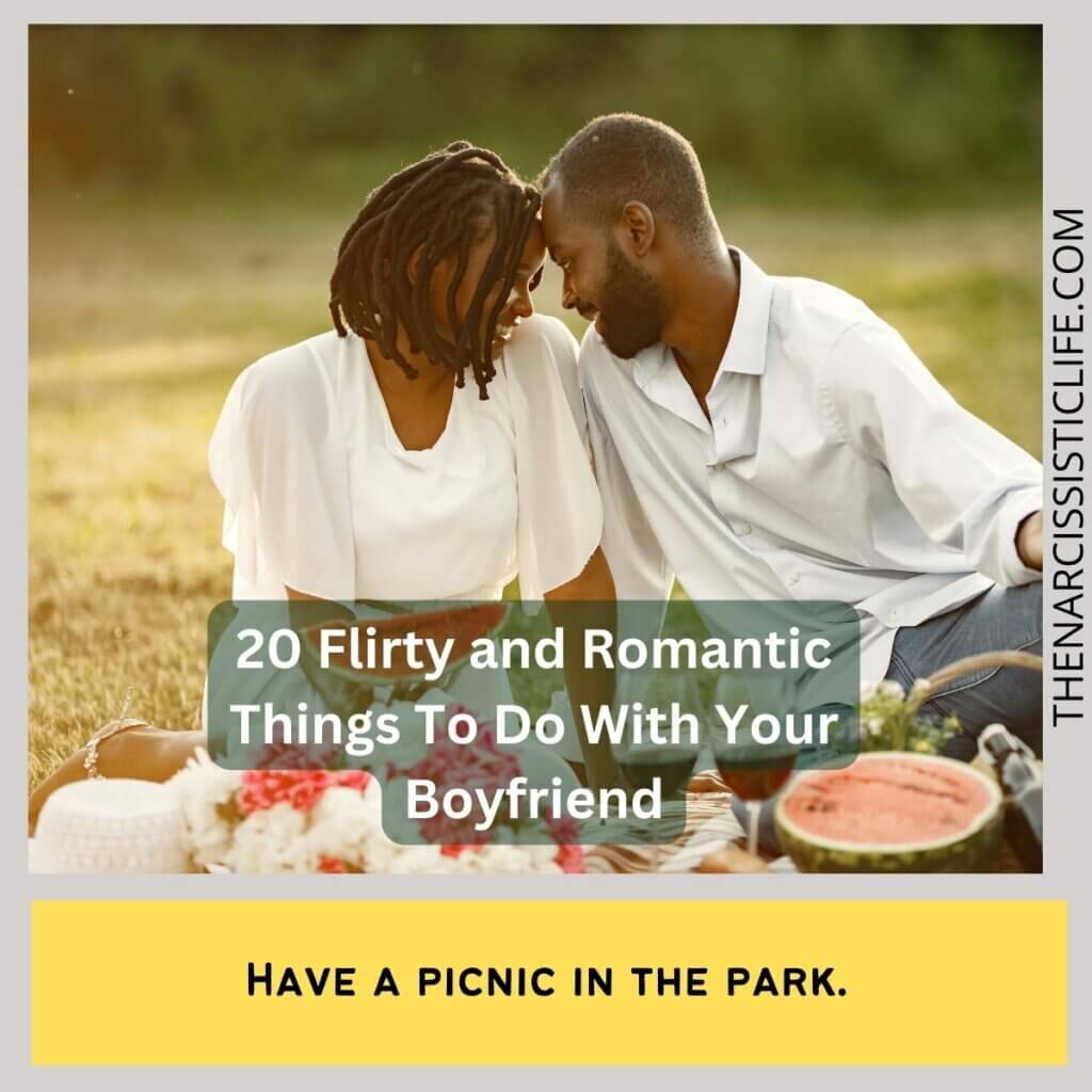 Have a picnic in the park.