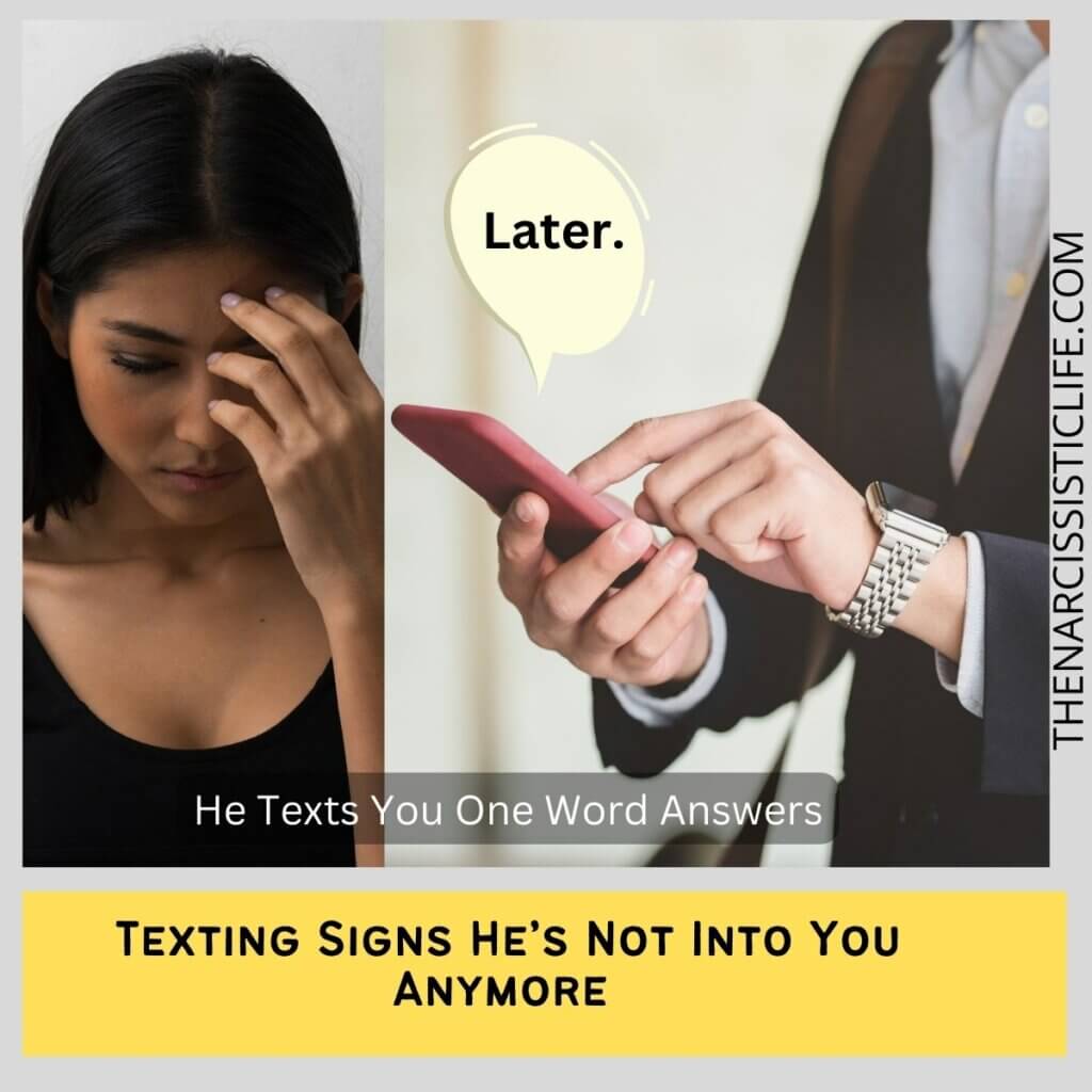 Texting Signs He’s Not Into You Anymore