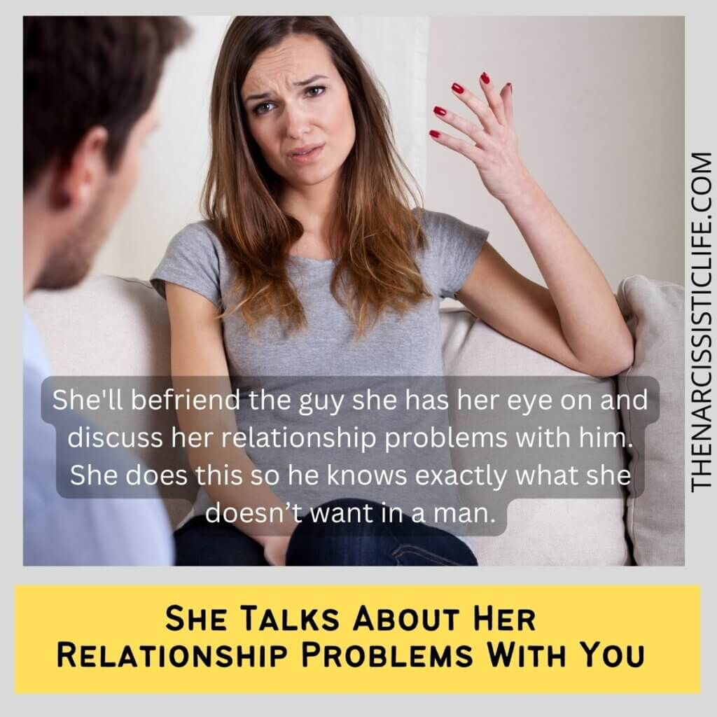 She Talks About Her Relationship Problems With You