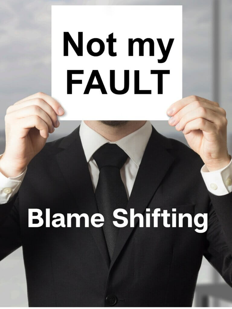 Blame Shifting