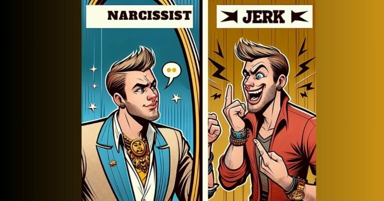 The difference between narcissists and idiots/jerks